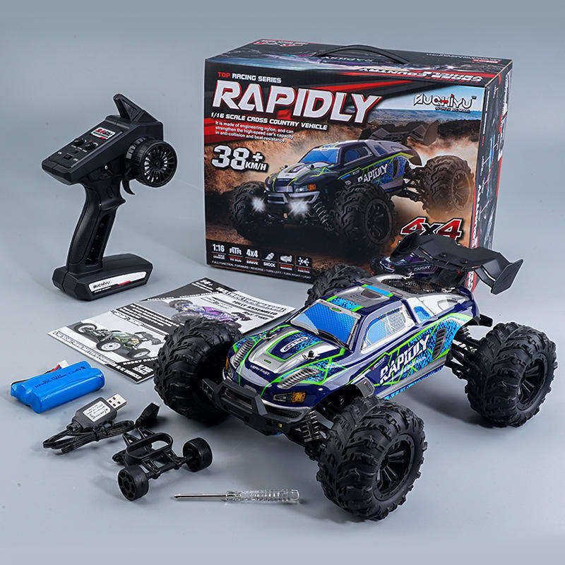 1:16 2.4GHz rc car 4x4 high speed off road monster truck 38km/h Hot sale off road climbing 4wd Hobby Race rc car for kids