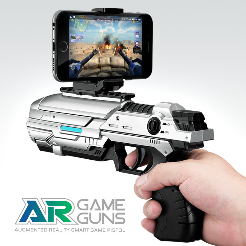 AR Game Gun Smart CreatorToy Fun Sports Air Guns Multiplayer Interactive Virtual Reality Shoot Control Game Toy Gift