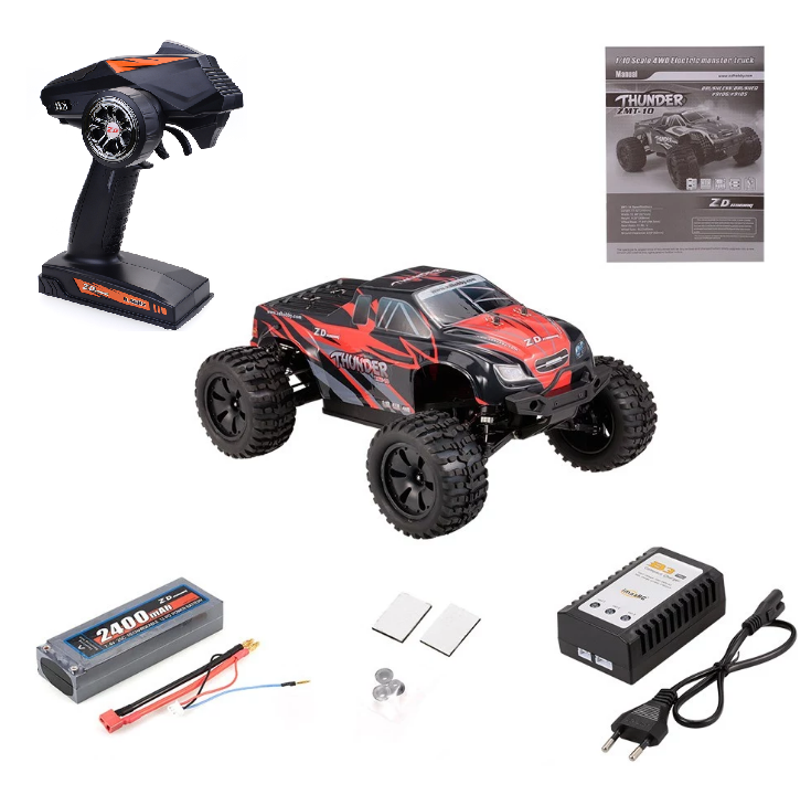 ZD 9106-s Large RC Car1:10  Brushless Big Bike New Product Rc Monster Truck 4Wd remote control cars for adults electric