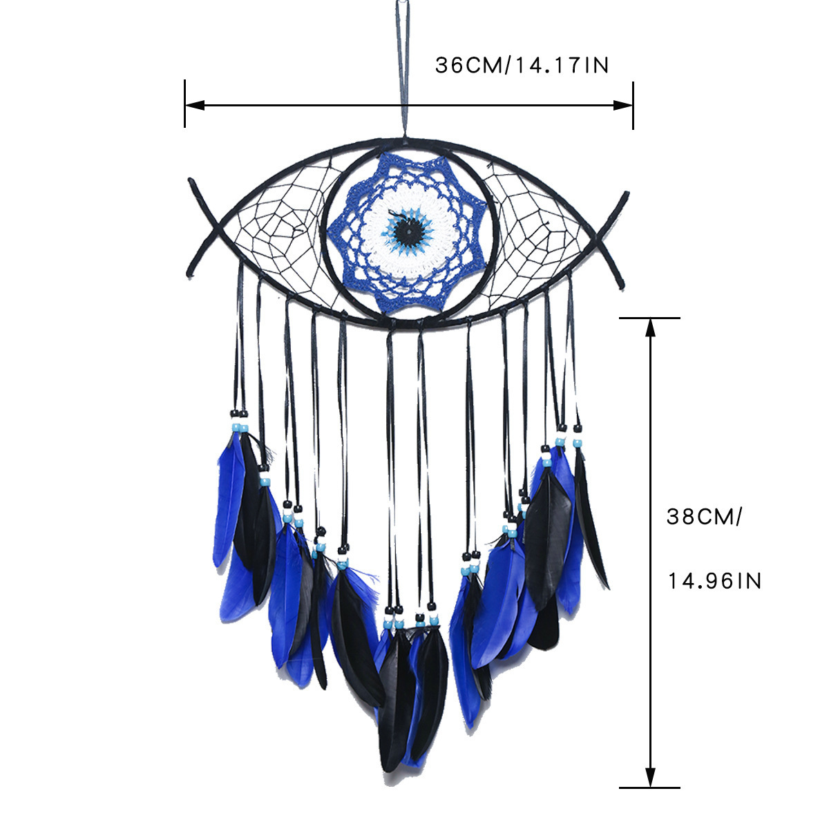 wholesale Evil Eyes Dream Catcher Moon Star dream catcher wall Hanging  home decor