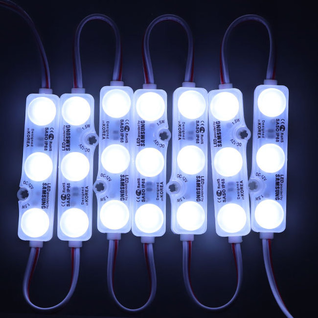 LED Module White 12V 1.5WSMD Advertisement Design Injection Led Lighting Modules