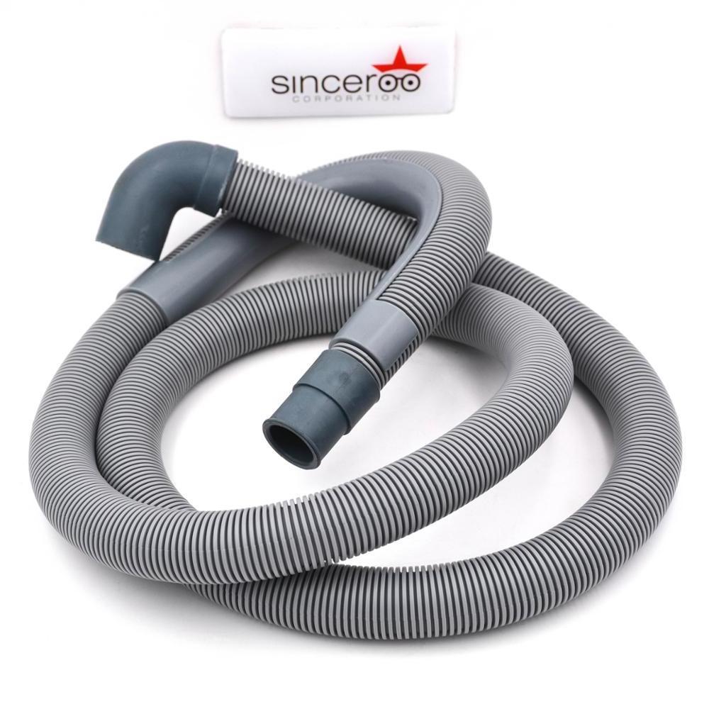 Manguera para Lavadora de Alta calidad PP washing machine drain hose with TPE connectors, flexible drain hose SWDH08