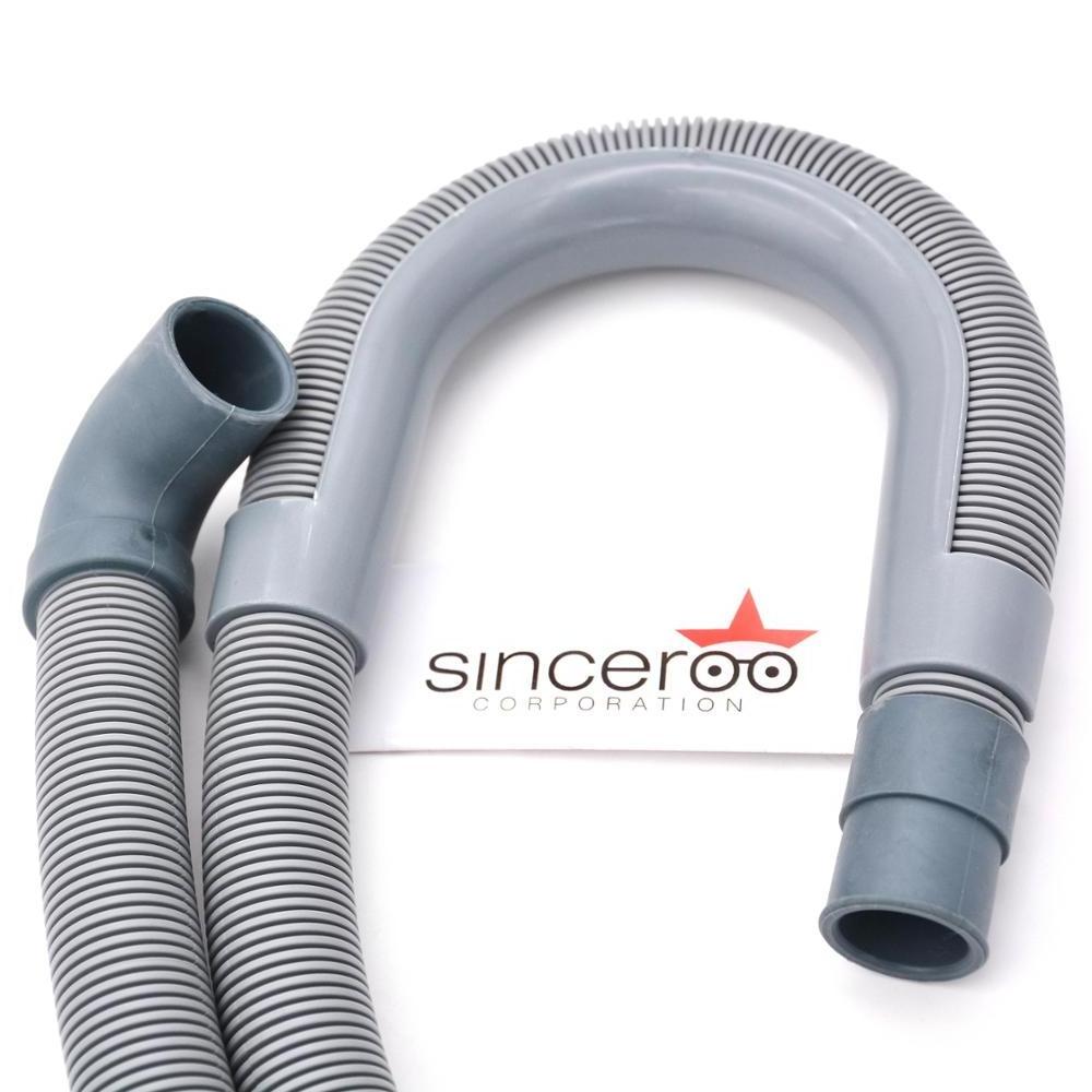 Manguera para Lavadora de Alta calidad PP washing machine drain hose with TPE connectors, flexible drain hose SWDH08