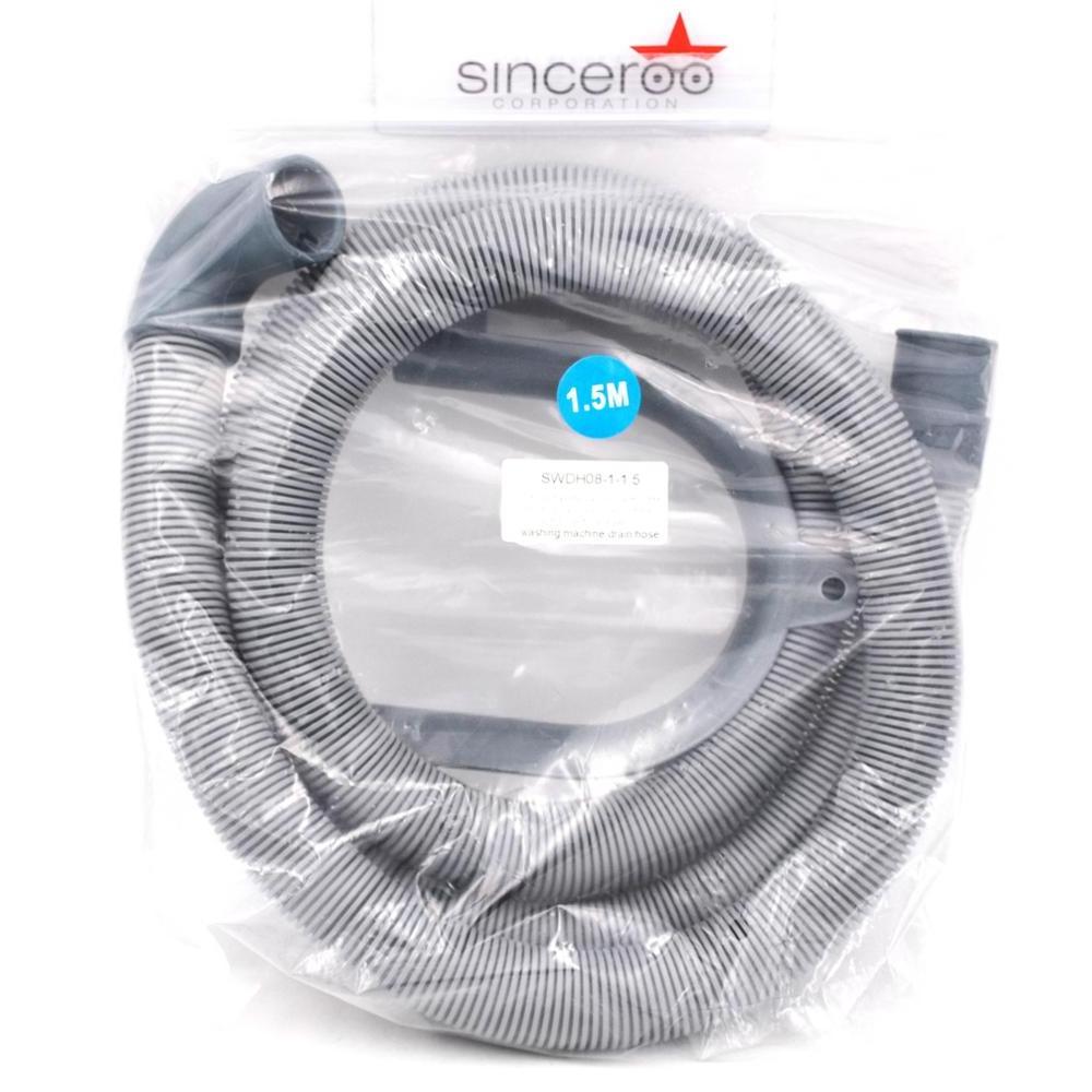 Manguera para Lavadora de Alta calidad PP washing machine drain hose with TPE connectors, flexible drain hose SWDH08