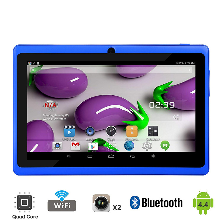 Cheap Children/ kids learning Tablet PC 7 inch 512MB 4GB Allwinner A33 Android 5.1 WIFI BT Q88 Q8 Tablet 7