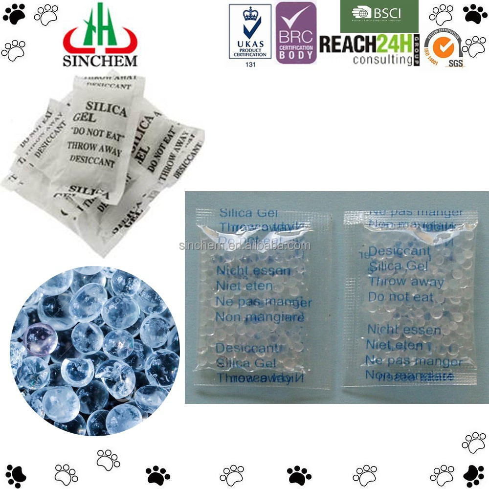 1g 3g 5g 10g 30g 50g 100g Silica Gel Desiccant Sachet