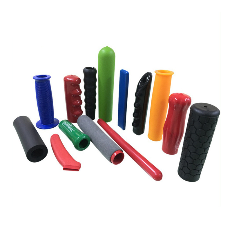 Directly Factory china over molded grips plastic wheelbarrow  handle grips, Rubber handle grips