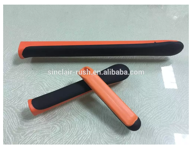 Directly Factory china over molded grips plastic wheelbarrow  handle grips, Rubber handle grips