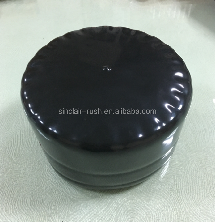 Sinclair&Rush Products Large Size PVC Vinyl Protective Stainless Steel Pipe Round Plastic End Caps