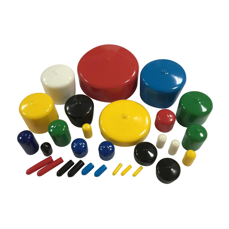 Sinclair&Rush Products Large Size PVC Vinyl Protective Stainless Steel Pipe Round Plastic End Caps