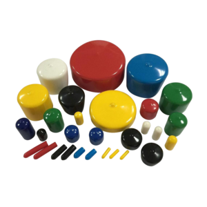 Sinclair&Rush Products Large Size PVC Vinyl Protective Stainless Steel Pipe Round Plastic End Caps