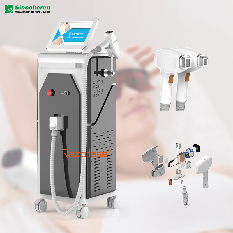 Sincoheren professional 755nm 808nm 1064nm diode laser hair removal machine 1000W laser hair removal machine SDL-K Plus