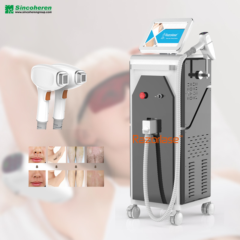 Sincoheren professional 755nm 808nm 1064nm diode laser hair removal machine 1000W laser hair removal machine SDL-K Plus