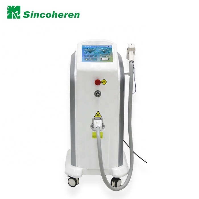 Medical CE Approved Professional Diode Ice Laser Hair Removal Laser Machine 755nm Alexander laser for sale