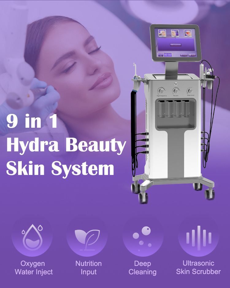 Sincoheren New product CE approved 6 in 1 hydro microdermabrasion diamond aqua facial machine for sale