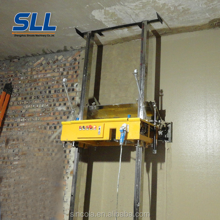 construction plaster machine movable wall plastering machine