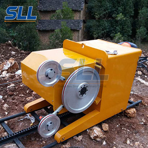 High efficiency granite stone diamond wire saw cutting machine