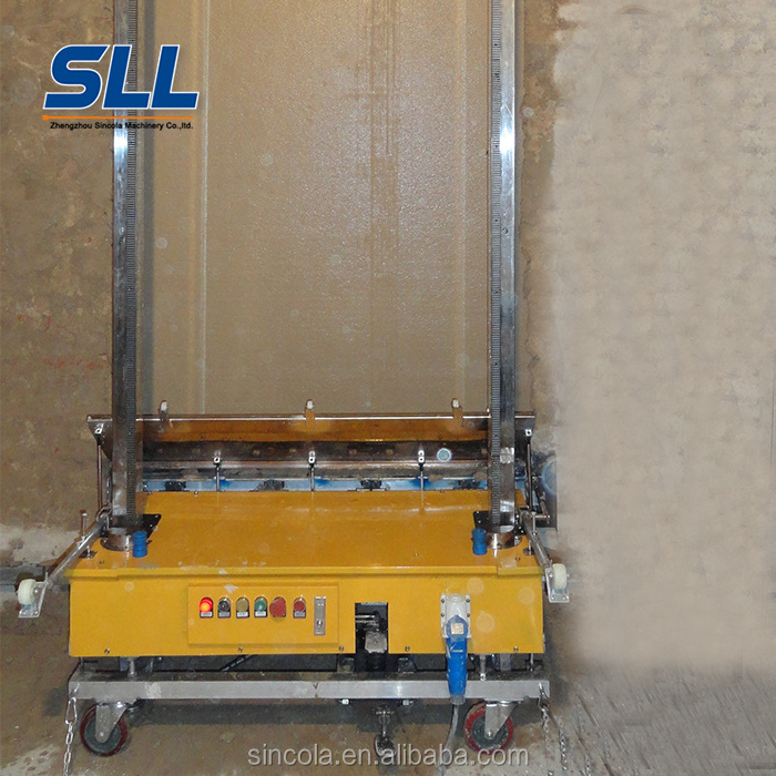 construction plaster machine movable wall plastering machine