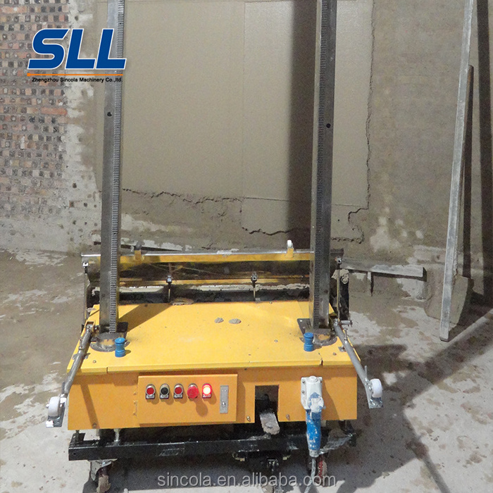 construction plaster machine movable wall plastering machine