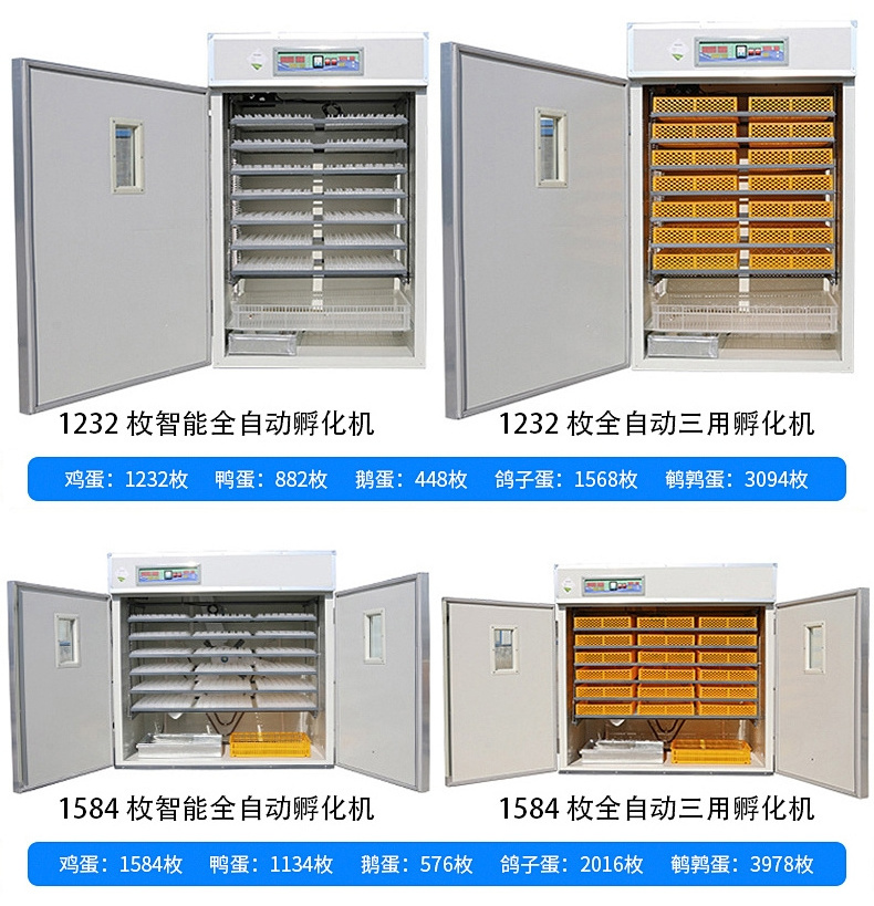 Egg incubator manufacturer sale fully automatic 100(128) chicken egg incubator hatching machine blue incubator