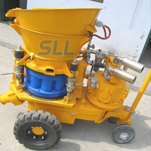 Air compressor concrete gunite machine price wet shotcrete machine