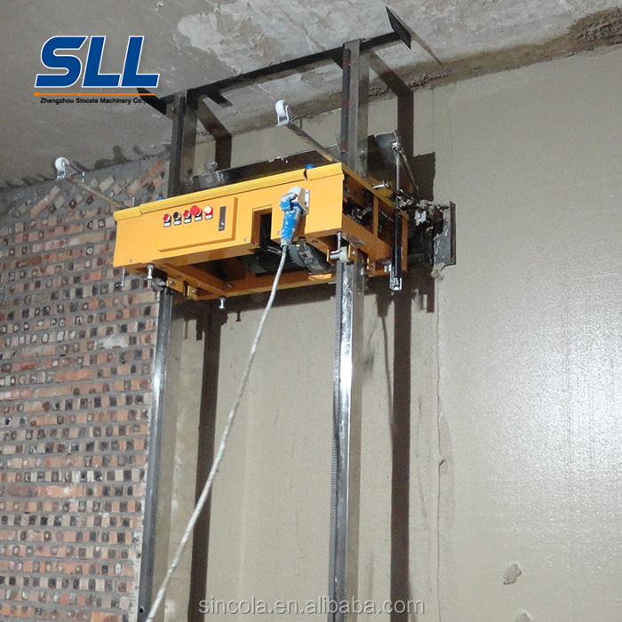 construction plaster machine movable wall plastering machine