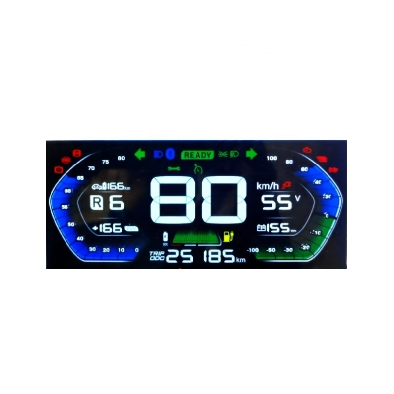 Ebike Display LCD Ebike LCD Display Controller Electric Vehicle Bicycle Ebike Scooter Speed LCD Screen Meter Display