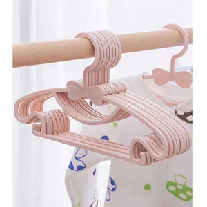 Baby Plastic Windproof Kids Clothes Hanger Racks Portable Children Coats Storage Hanger Closet Organizer