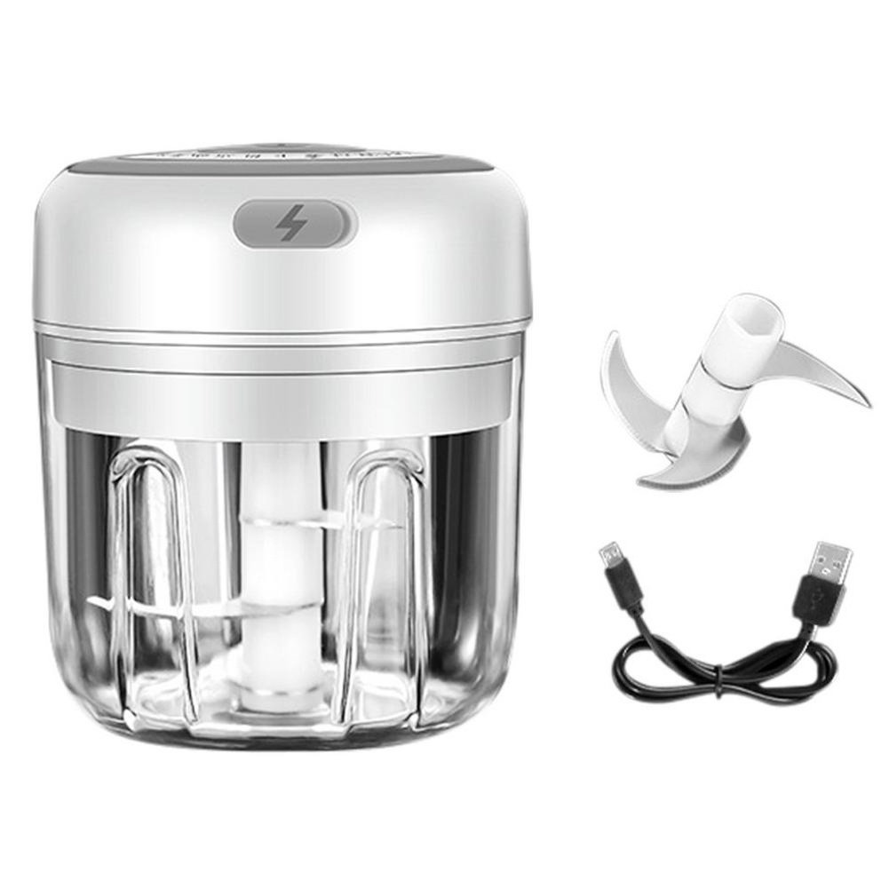 Electric Garlic Masher Durable Mini Crusher Chopper USB Charging Ginger Crusher Kitchen Tools