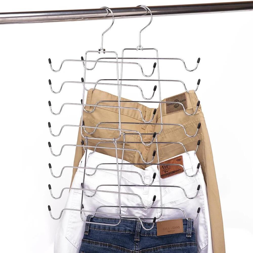 Wholesale Multilayer Tank Top Bra Hanger High Quality Metal Space Saving Clothes Hangers Custom For Display Racks