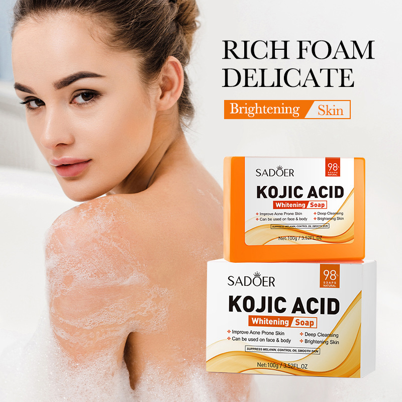 Wholesale Kojic Acid Whitening Natural Body & Face Care Cleansing Soap Bath Wash Soap