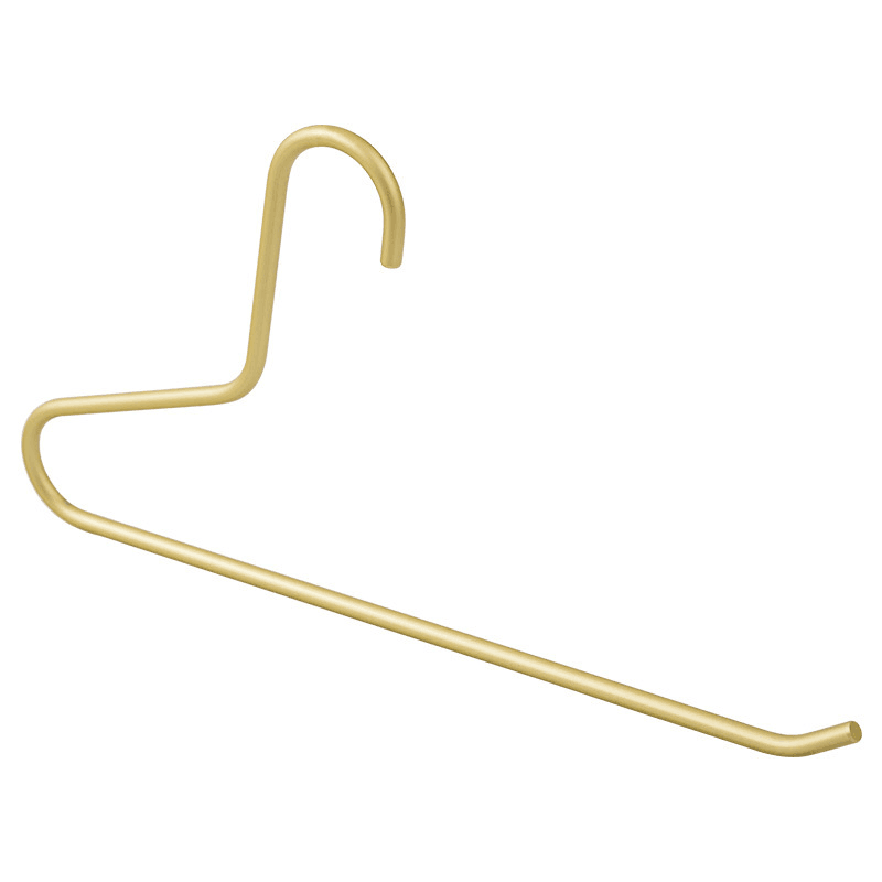 Z Shape Pants Jeans Hangers Aluminium Gold Portable Dryer Open End Metal Hanger for Folding Clothes