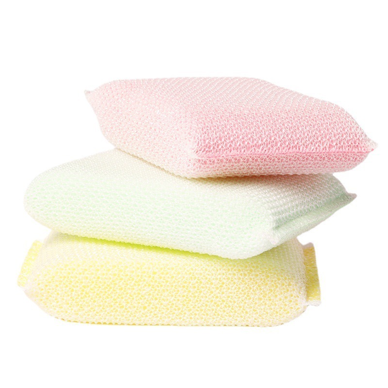 Kitchen Microfiber Cleaning Dish Washing Sponges Reusable Scrubbing Cleaning Sponges For Dishes Cleaning Magic Sponge