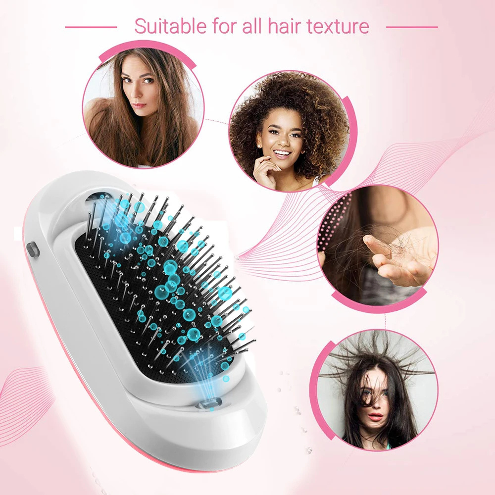 Portable Scalp Massage Detangling Comb Brush Negative Ion Hair Custom Logo Combs and Brushes