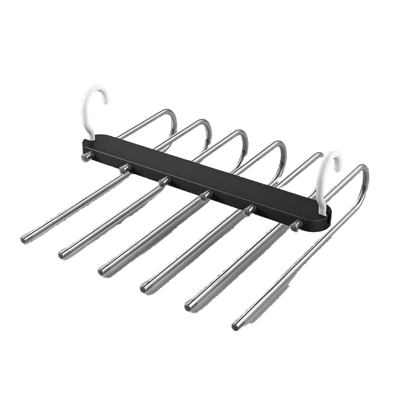 Professional Boutique Modern Trouser Rack  Premium Multifunctional Design Pants Hangers With Swivel Hook