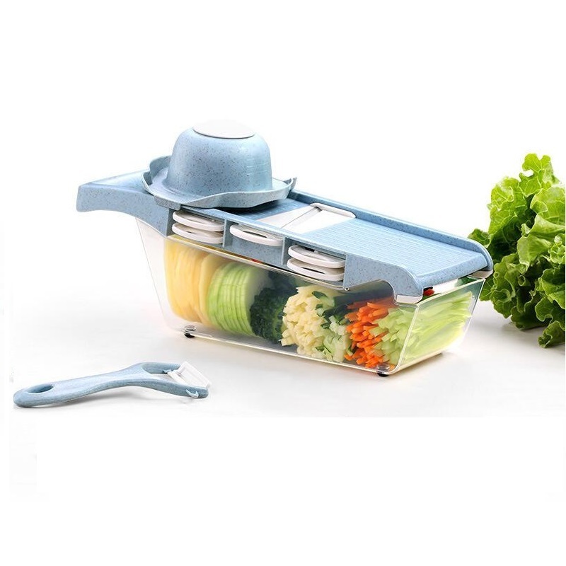 Hot Sale Vegetable Slicer Food Processor And Vegetable Chopper Grinder 7 In 1 Full Vegetable Chopper Potato Cutter