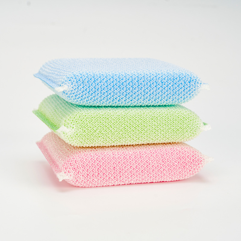 Kitchen Microfiber Cleaning Dish Washing Sponges Reusable Scrubbing Cleaning Sponges For Dishes Cleaning Magic Sponge