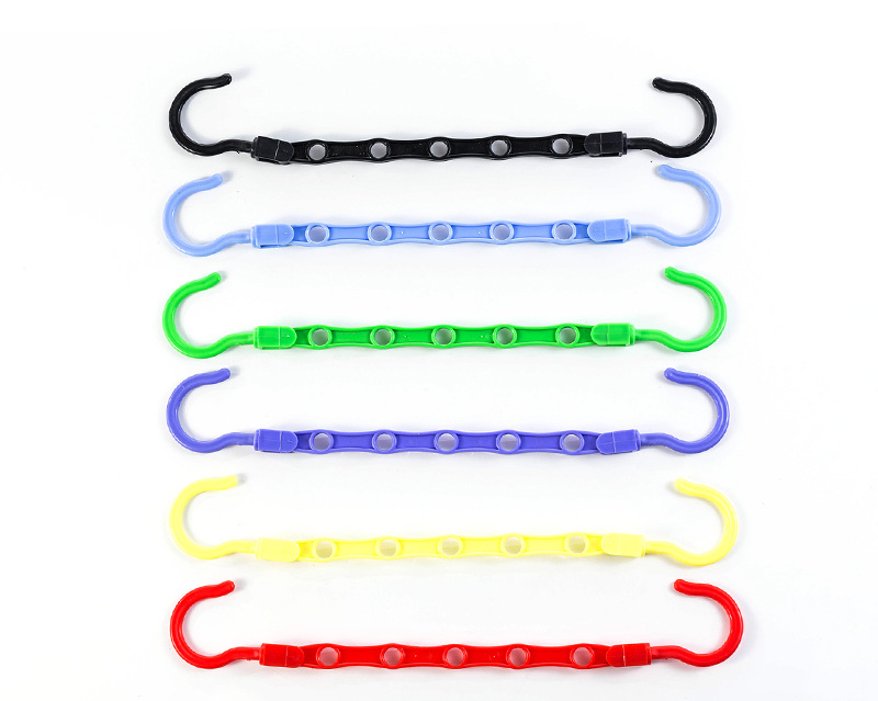 Plastic Magic Hangers Five Holes Closet Hangers Closet Storage Space Closet Organizers