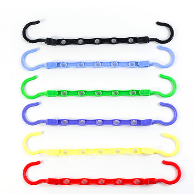 Plastic Magic Hangers Five Holes Closet Hangers Closet Storage Space Closet Organizers