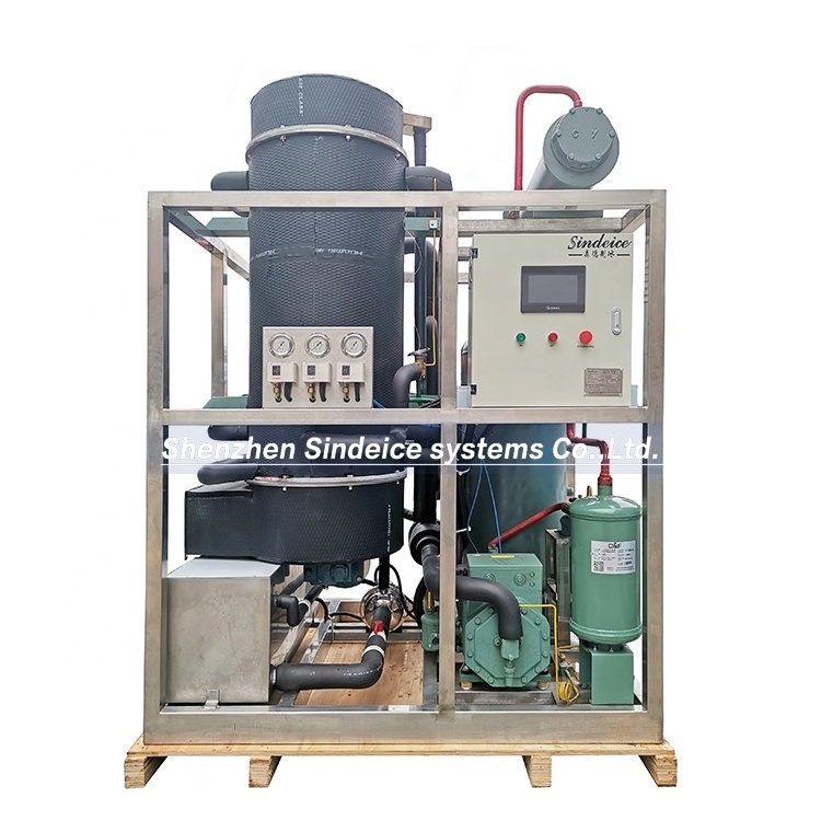 SINDEICE 3 Ton Energy-Saving Automatic Crystal Tube Ice Machine 3000kg/Day