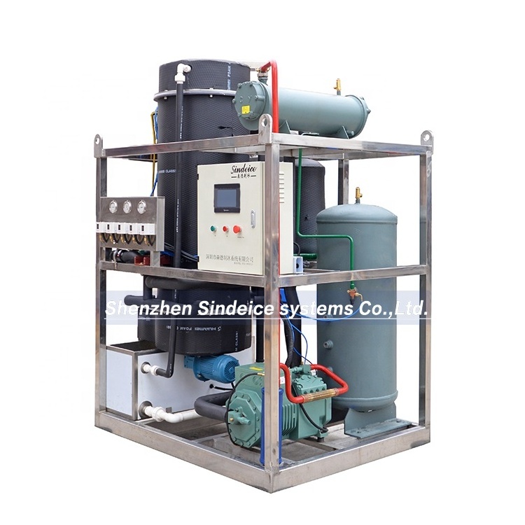 SINDEICE 3 Ton Energy-Saving Automatic Crystal Tube Ice Machine 3000kg/Day