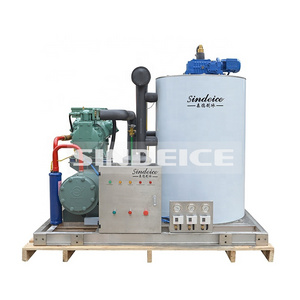 SINDEICE Direct Factory Supply Good Price 1 Ton Seawater Flake Ice Machine For Boat