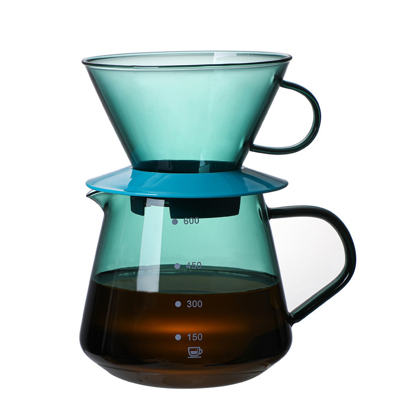 Pour Over Glass Coffee Server Coffee Maker Dripper Glass Coffee Pot Dripper