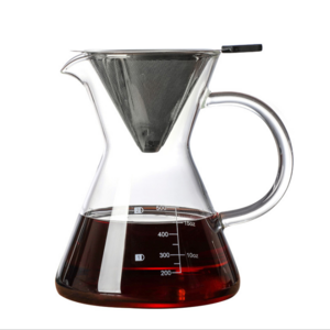 Cold Brew Coffee Maker Pitcher Stainless Steel Filter Coffee Maker Set