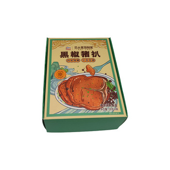 custom retail snack product the display paper Countertop pork chop Table Shop box display cardboard counter top display box