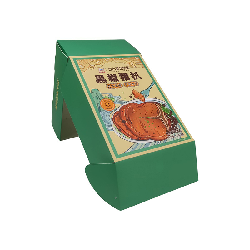 Packaging Box Manufacturer Paper Box For Packing Kids Snacks Pork Chop Display Box Suppliers