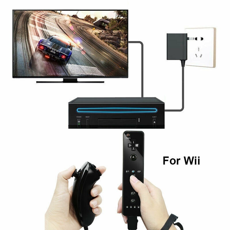 2 in 1 Wireless Multiple colors Remote Nunchuk With Motion Plus Controller Gamepad Joystick Joypad For Nintendo Wii Game Console