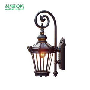 Sindom Classic Cast Aluminium Outdoor Waterproof Decorative Wall Light