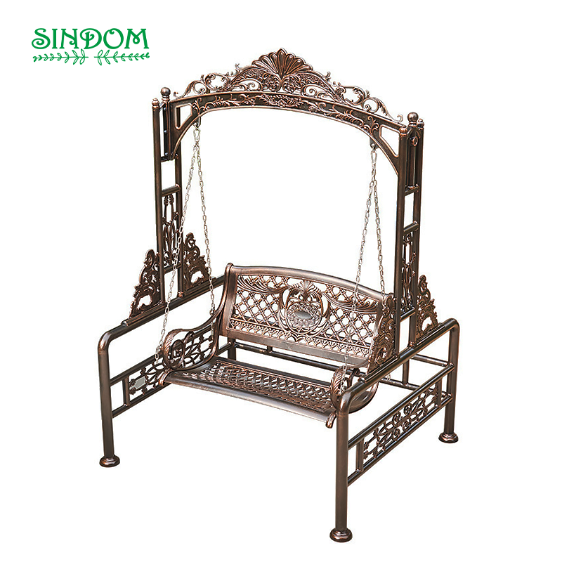 Sindom Outdoor Courtyard Cast Aluminium Patio Hanging Swing Chair