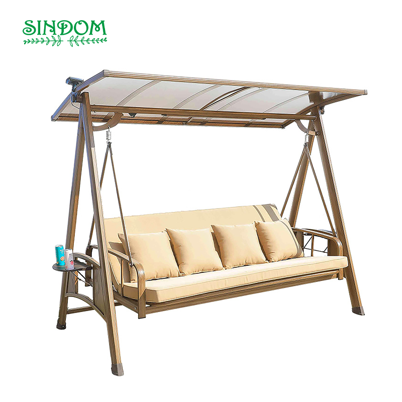 Sindom Modern Outdoor Garden Aluminium Hanging Bed Patio Swing Chair